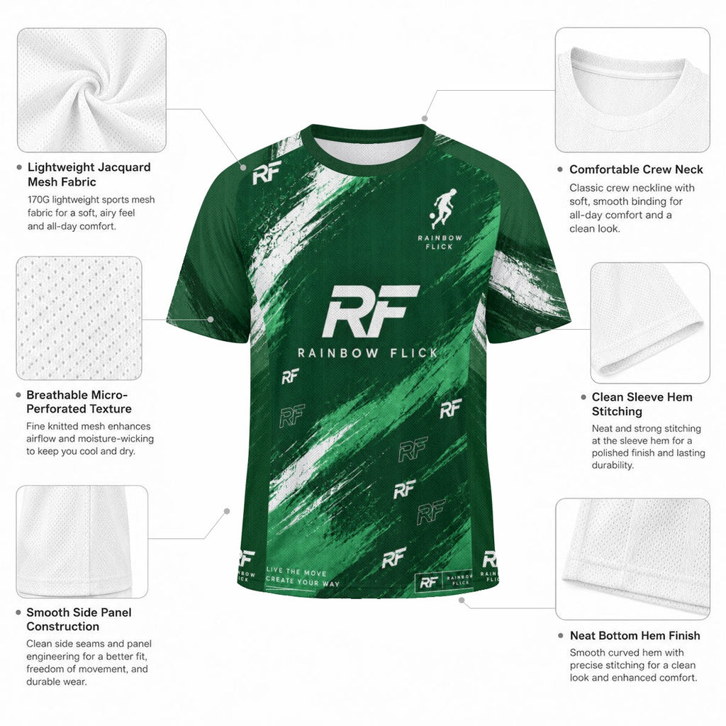 Rainbow Flick Emerald Jersey